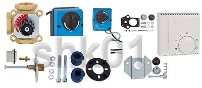 Set Attuatori Viessmann Per Riscaldamento A Pavimento - 230V, Adattatore Valvola VA 90, 5 Pezzi