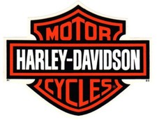 Harley Davidson Bar and Shield INSIDE WINDOW Decal OEM Part D2  7 Inches 