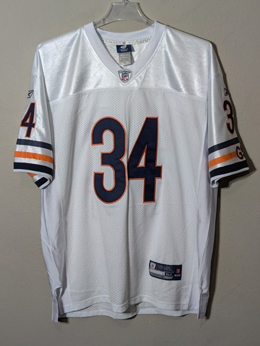 #34 WALTER PAYTON GSH REEBOK NFL ONFIELD FOOTBALL JERSEY MENS SZ 52 G.O.A.T RB - Picture 2 of 5