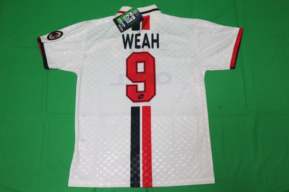 1996-1997 AC Milan ACM Soccer Jersey Shirt Maglia Away Opel Lotto