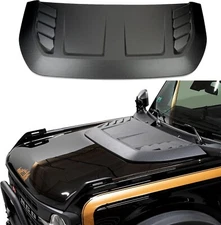 IAG I-Line Hood Scoop for Ford Bronco 2021+ 2/4 Door in Black