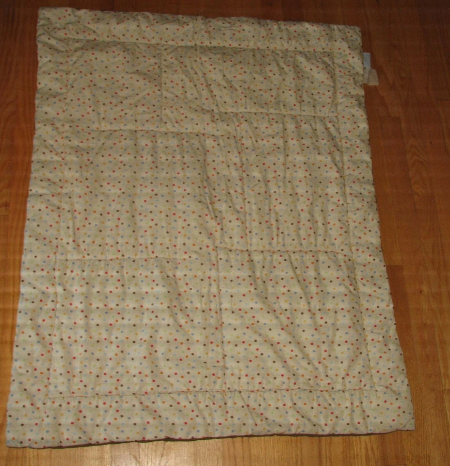 SUMERSAULT Manta Cuna Edredón 1 2 3 Números Oruga Rana Dama Insecto Marrón Foto 3 de 4