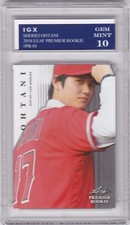 SHOHEI OHTANI ROOKIE CARD 2018 Leaf Premier RC Baseball ANGELS $$ GEM MINT 10!