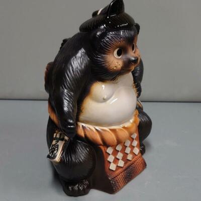 Raccoon Dog Shigaraki Yaki Sumo Wrestlers Figure 13in Japan Lucky