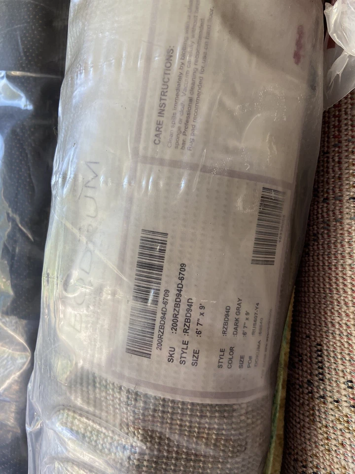 nuLoom Rosanne Geometric Area Rug 6’7”x9’, Grey 066 Foto 2 de 2