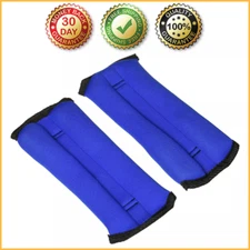 WORKOUT ANKLE WRIST WEIGHTS Adjustable Fitness Exercise Gym Training 2 Lb Pair