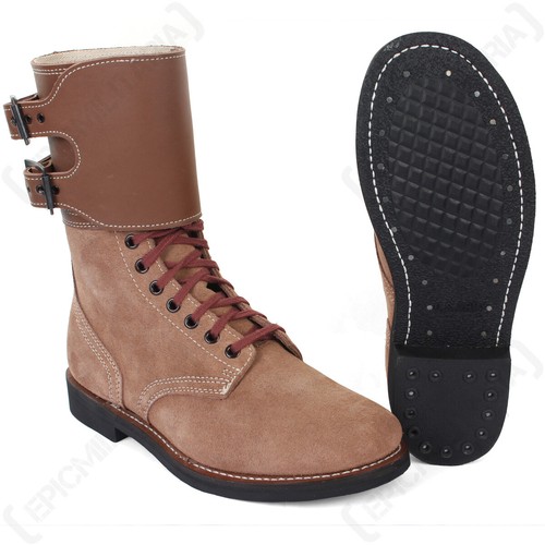 US Army Leather Buckle Boots - WW2 