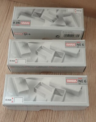 3 Pack Heftklammern NOVUS NE6 verzinkt 15000 ST NOVUS 042-0000 (4009729003725)