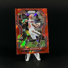 Odell Beckham Jr. #57 - 2020 Panini Prizm RED CRACKED ICE PRIZM - WR LEGEND!