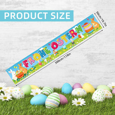 Oblique Unique® Hasen Girlande Osterhasen Kaninchen Banner - 2m