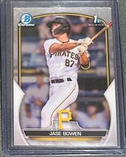 Jase Bowen 2023 Bowman Chrome 1st Bowman #BCP-146 Pittsburgh Pirates
