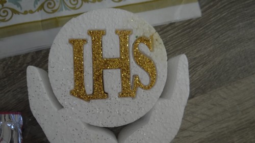 First Holy Communion bundle of table decorations table cover banner table stand - Picture 17 of 24
