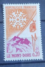 1961 TIMBRE FRANCE N° 1306 LE MONT-DORE NEUF**