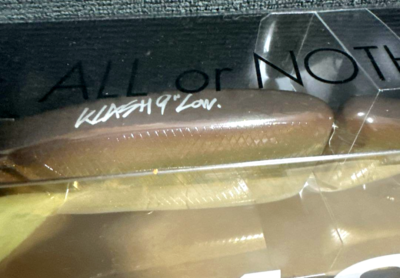 DRT KLASH 9 FULL MOON BITE Color 4oz Big Swimbait Low Float | eBay