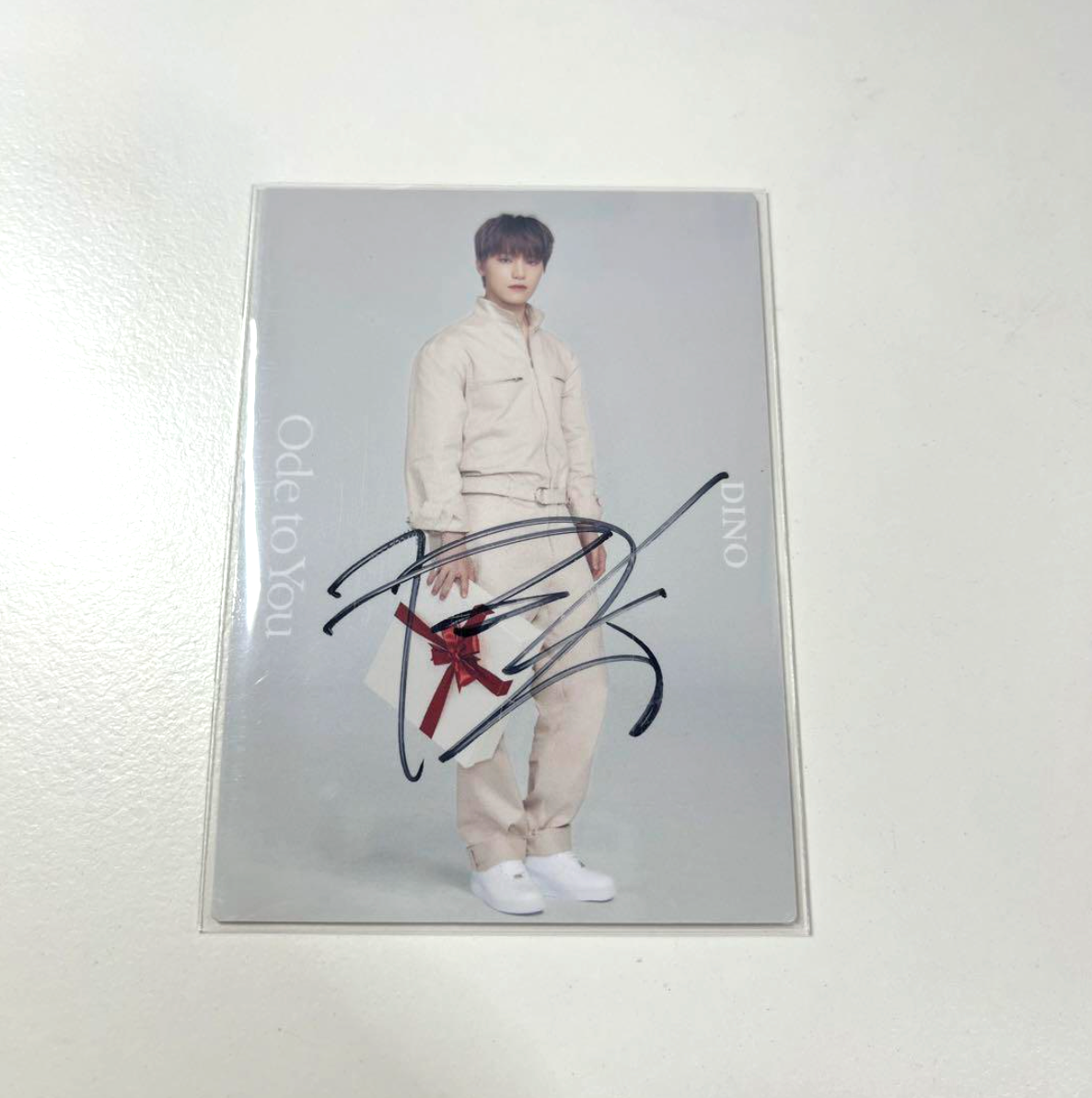 Seventeen World tour in JAPAN ode to you Dino autographed