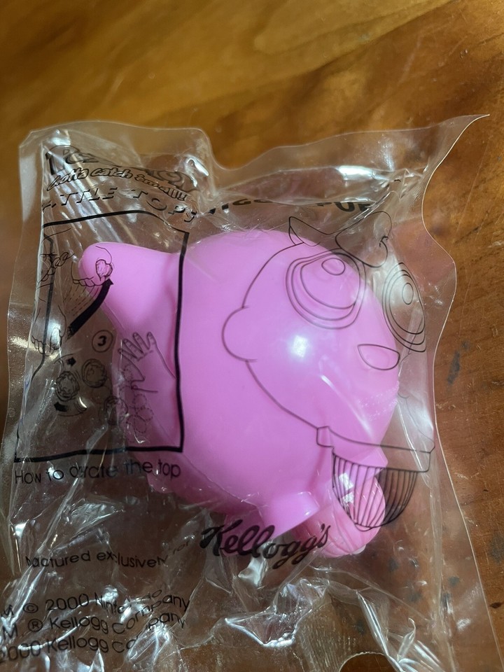 NEW 2000 Kellogs Pokemon Jigglypuff Battle Top Spinner eBay