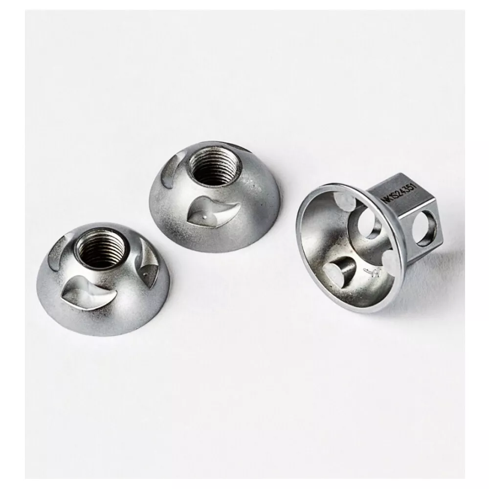 Pinhead Bicycle 9mm Front Wheel Bolt On Axle Lock Nuts Coded Key