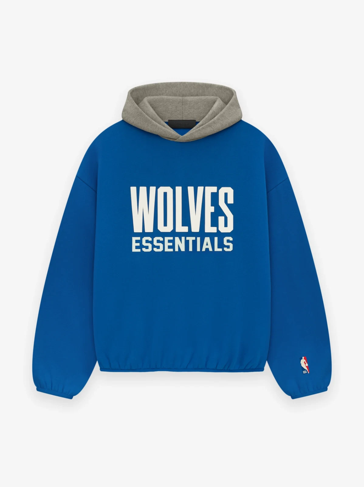 Felpa con cappuccio Fear of God Essentials x NBA Minnesota Timberwolves taglia M blu