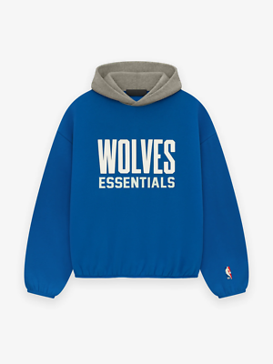 Fear of God Essentials x NBA Minnesota Timberwolves Hoodie, Size M