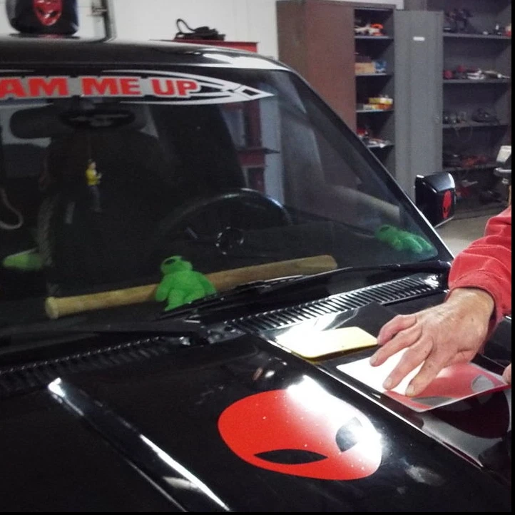 Calcomanía adhesiva de vinilo Alien Head | Aliens Face Believe Urban Legend 654 Foto 4 de 4