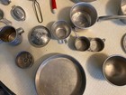 1950’s Toy Aluminum Cookware, Utensils, Meat Grinder & Egg Beater — photo 4