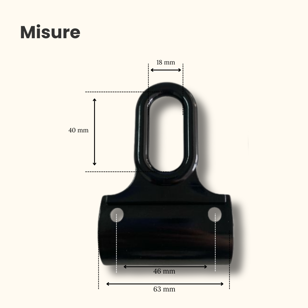 Ganci Portatili Per Tenda Da Sole Per Camper - 10 Pezzi In ABS Nero, 5 Mm, Facili Da Installare, Ideali Per Appendere Vestiti, Asciugamani E Decorazioni