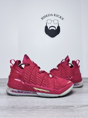 Size 9 - Nike Lebron 18 ''X-mas In LA'' DB8148-601 Preowned Authentic Og