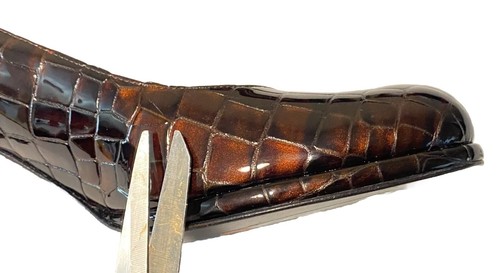 NWOB Stuart Weitzman Croc Embossed Patent Women Pumps Heels Shoes Size 9M Spain - Picture 23 of 23