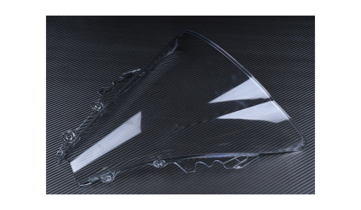 Bulle transparente Yamaha YZF R6 2006-2007 déflecteur de vent avec sticker gris - 2