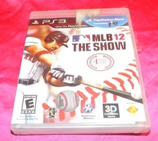 🎮 SONY PLAYSTATION 3 PS3 MLB 12 THE SHOW BASEBALL VIDEO GAME & MANUAL COMPLETE
