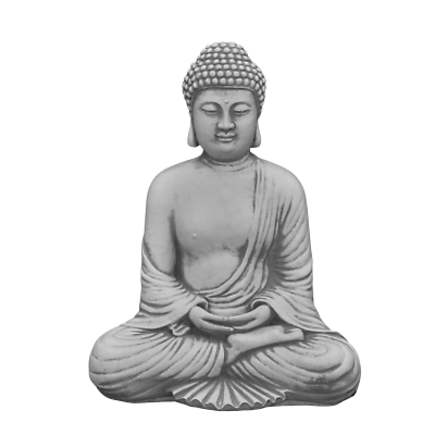 Buddha Figur Garten Wetterfest Feng-Shui Buddha Statue Steinfigur 25 Cm 21 Kg Grau Weißbeton Buddhafiguren Aus Steinguss