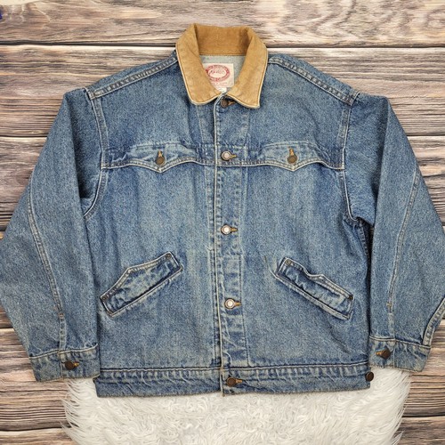 Blue Cotton Canvas Denim Jacket | eBay