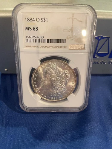 1884-O $1 Morgan Silver Dollar NGC MS 63 Underrated Check it out Beautiful Coin