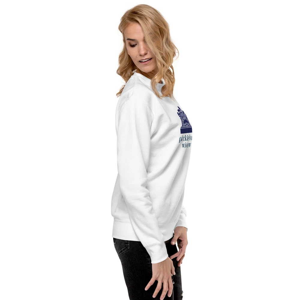 Pickleball Widow Premium Sweatshirt Funny Pickleball Addicts S-3XL