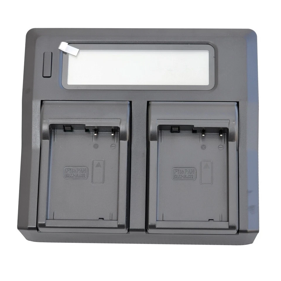 Cargador de batería LCD rápido para Panasonic DMC-G5 DMC-G6 DMC-G7 Lumix DMW-BLC12PP Foto 4 de 4