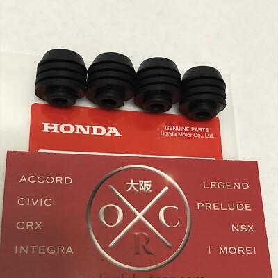 New 4 Genuine OEM Honda Door Stopper Rubber Door Stop 75891-SA7