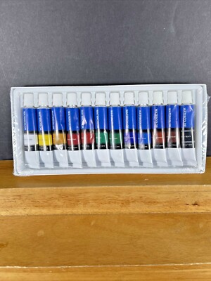 NEW SEALED Unbranded 12-Pack Water Color Tube Set 12ml Tubes