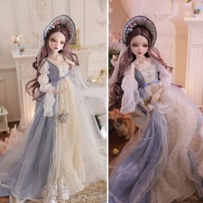 1/3 Mechanisches Gelenk Body Mädchen Puppe Handgemalte Make-up Kleidung Full Set