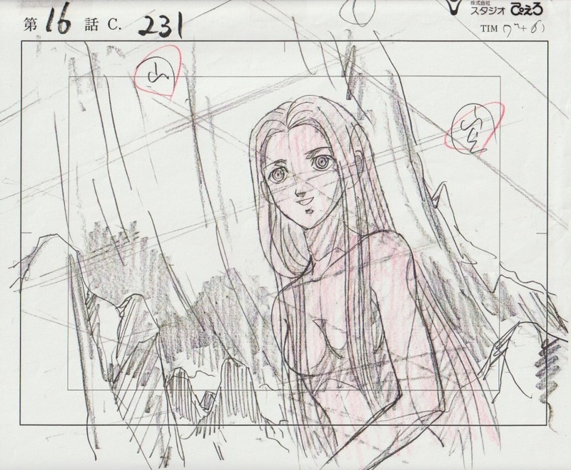 The Twelve Kingdoms Juuni Kokki Genga Douga Original Sketches Pierrot - Sanshi