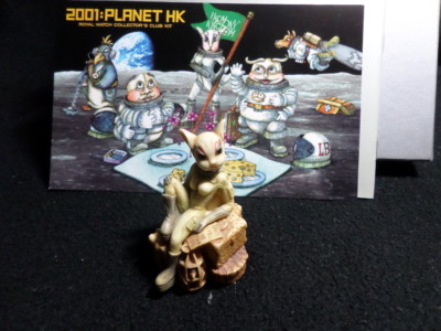 Harmony Kingdom -- Minx on the Moon from the Royal Watch Collector's Club Kit