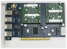 Digium Wildcard TDM410 PCI-Karte 4x RJ11 Aste...
