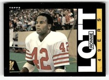 1985 Topps #156 Ronnie Lott