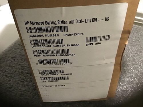 hp Advanced Docking Station With Dual-Link DVI P/N:EN489AA - Picture 7 of 7