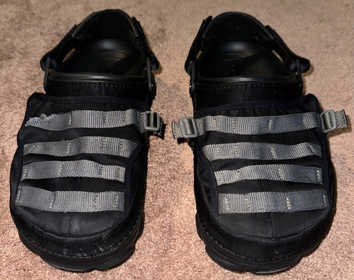 BEAMS x Crocs Classic All Terrain Black Military Clog Men's BEAMS x Crocs Classic All Terrain Black Military Clog Men's