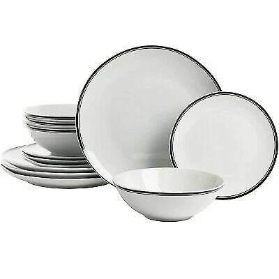 Servicio de cena de porcelana moderna establece