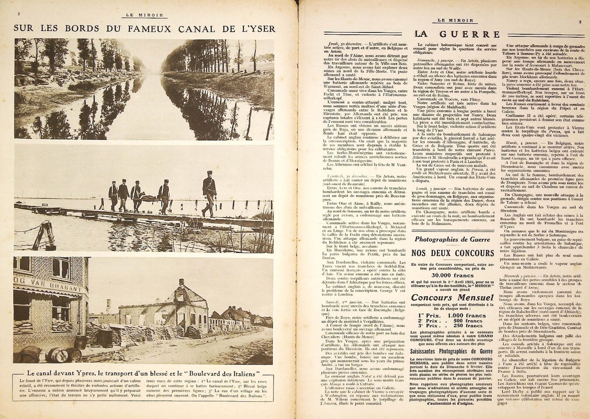 Le Miroir – Journal De Guerre 1914-18 – N°120 Du 12 Mars 1916 – Scan Complet