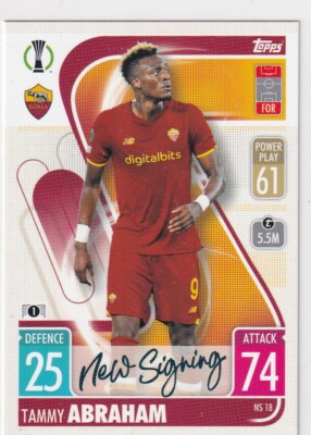Topps Match Attax Champions League 21/22 New Signing NS 18 Tammy Abraham NS18