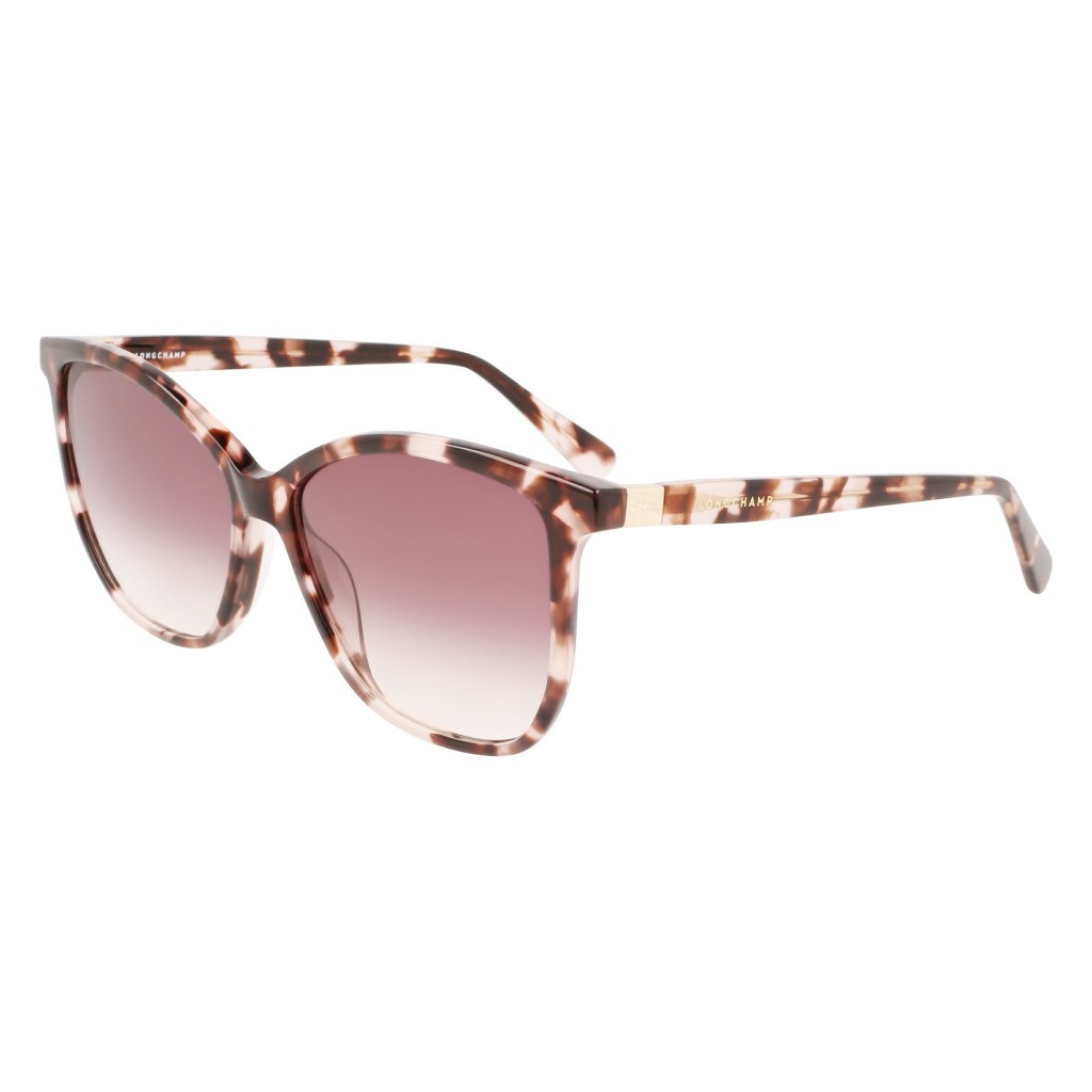 Longchamp Brown Patterned Sunglasses LONGCHAMP LO697S 701 Striped Honey Womens Gradient  main image 3