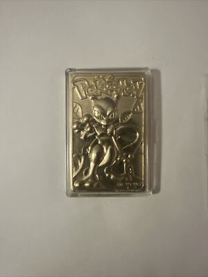 23k Burger King Gold-Plated Pokemon Card 1999 Nintendo COA Mewtwo | eBay