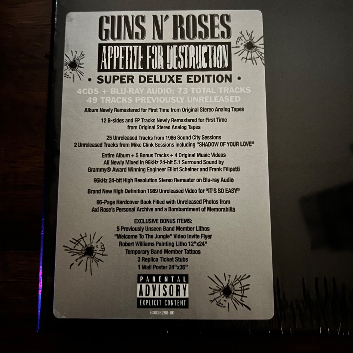 Guns N Roses Appetite for Destruction Super Deluxe Edition Sealed